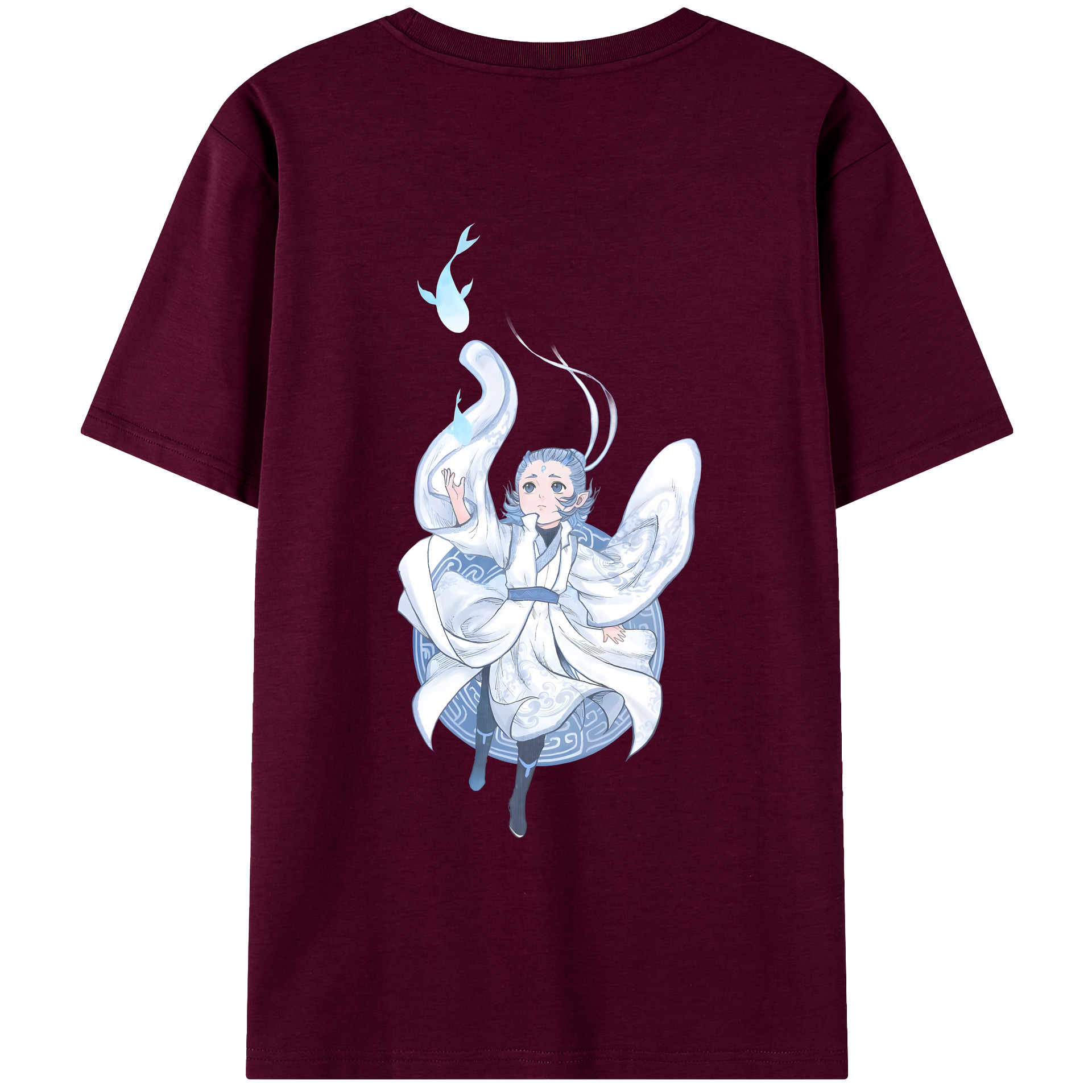 （画像用） Ne Zha 2 ナタ 魔童の大暴れ レディース半袖Tシャツ(バックプリント)